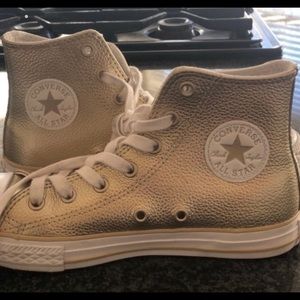 Converse Chuck Taylor’s Gold high tops